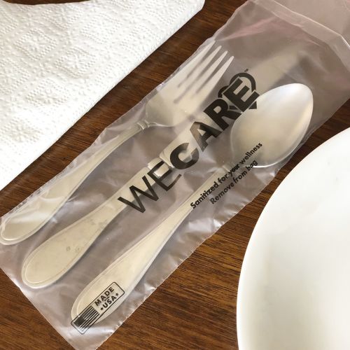 WeCare High Density Silverware Bag